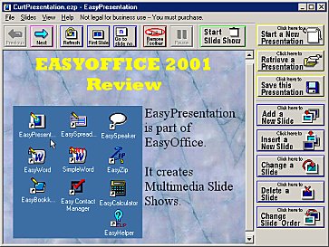 EasyOffice 2001's EasyPresentation program